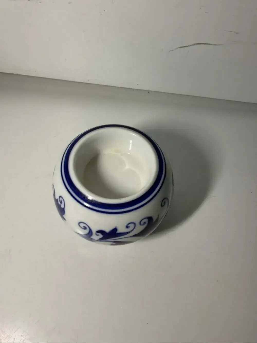 Bombay Blue & White Chinoiserie Ceramic Votive Tea Light Candle Holder 3 Types